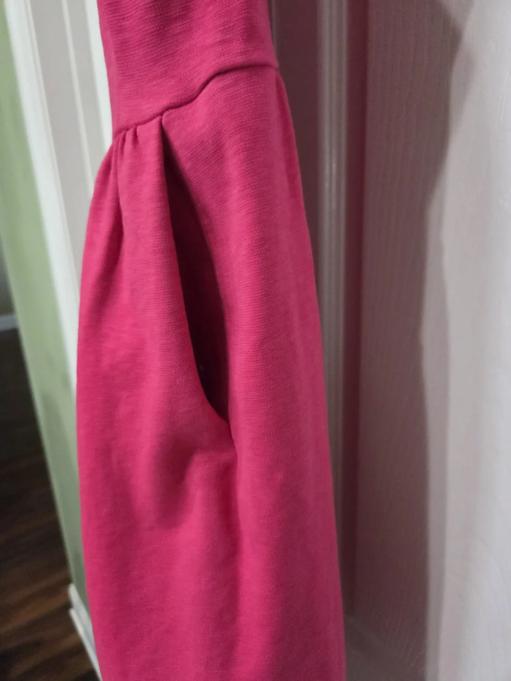 J. Crew Hot Pink Sleeveless Fit-and-Flare Dress